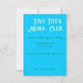 Invitation paysage de Pâques graphique (Dos)