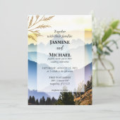 Invitation Paysage des monts Gold (Debout devant)