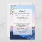 Invitation Paysage des monts Gold (Dos)