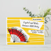 Invitation Paysage d'invitation du fan espagnol (Debout devant)