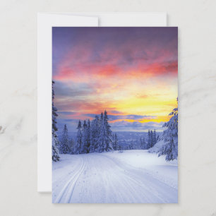 Invitation Paysage hivernal