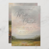 Paysage impressionniste romantique Mariage Abstrai