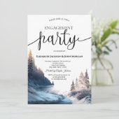 Invitation Paysage, Nature, Fiançailles forestier (Debout devant)