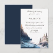 Invitation Paysage,Nature,Réception en forêt   (Devant / Derrière)