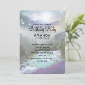 Invitation Paysage naturel magique Pittoresque Anniversaire I (Debout devant)
