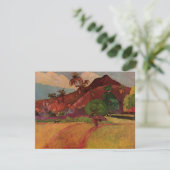 Invitation Paysage tahitien de Paul Gauguin (1893) (Debout devant)