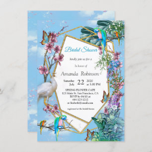 Invitation Paysage tropical