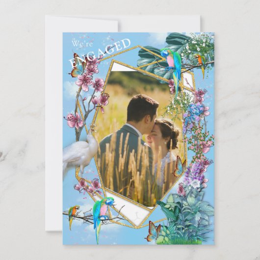 Invitation Paysage tropical (Devant)