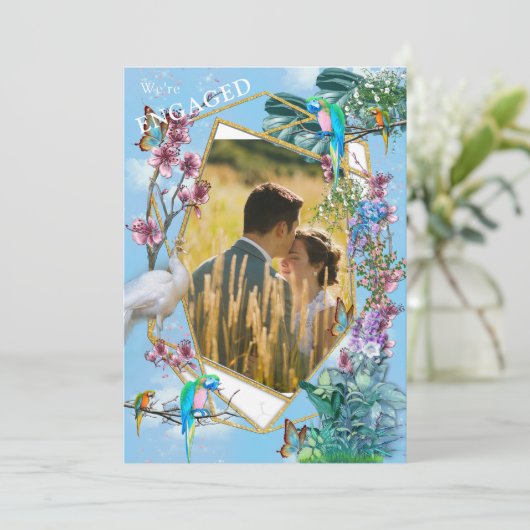 Invitation Paysage tropical (Debout devant)