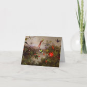Invitation Paysage tropical avec dix colibris (Devant)