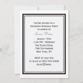 Invitation Paysage urbain de NYC Pont de Brooklyn #2 DIY Swee (Dos)