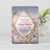 Invitation Paysages de cristaux de voyage de notre monde (Debout devant)