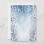 Invitation Paysages d'hiver Deer Christmas Company (Dos)