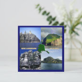 Invitation Paysages rocheux du collage de l'Alaska (Debout devant)