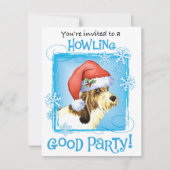 Invitation PBGV de Noël (Devant)