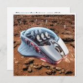Invitation PC Souris-Voile : Défilement sur Mars - Mission 01 (Devant / Derrière)