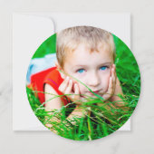 Invitation Peace And Love Cute Cartoon Animaux du monde (Dos)