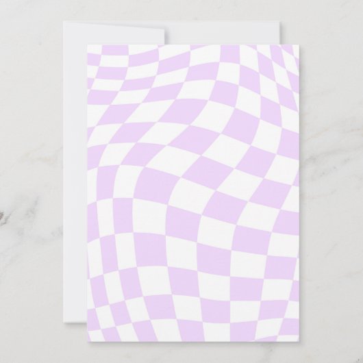 Invitation Peace Out Chiffres simples Preppy Varsity Annivers (Dos)