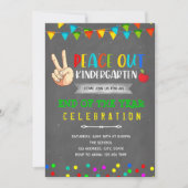 invitation Peace Out Kindergarten (Devant)