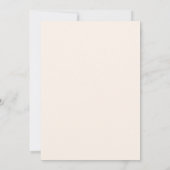 Invitation Peach Blossom Border Wedding (Dos)