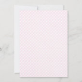 Invitation Peach EIEIEIO Farm Anniversaire Pour Fille (Dos)