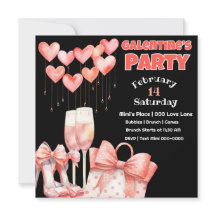 Peach et Pink Galentine's Day Party