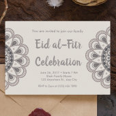 Invitation Peach Mandala Eid al-Fitr