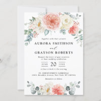 Peach Pastel Peach Pink FlorMariage