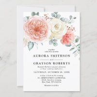 Peach Pastel Peach Pink FlorMariage