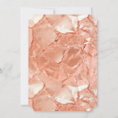 Invitation Peach Rose rose or Glam (Dos)