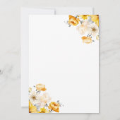 Invitation Peach Yellow Cream FlorMariage (Dos)