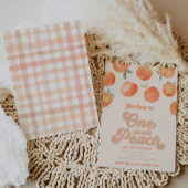 Invitation Peachy One | Invitation d'anniversaire