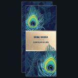 Invitation Peacock Feather Marine Blue Turquoise Fête des mar<br><div class="desc">Elégant Peacock Feather avec détails de feuille d'or personnalisé Marine Blue Turquoise Bridal Shower Invitation. Customisez le nom, la date, le texte et tous les détails de votre invitation. Cartes de Faire-part de mariage, Enregistrer les Cartes de Date, Cartes de Remerciement, Cadeaux et Faveurs disponibles dans la catégorie Design Exotique...</div>