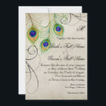 Invitation Peacock Feathers Silver Mariage damassé papeterie<br><div class="desc">REMARQUE : Il s'agit d'une invitation imprimée à plat, il n'y a pas de calques ni d'encre métallique argentée utilisés pour la créer. Cependant, le design a l'apparence d'une image multicouche et argentée. PALETTE DE COULEUR : métal argenté, gris, crème, bronzé, or, vert, turquoise, bleu et violet. COLLECTION DE DESIGN...</div>