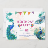 Invitation Peacock spécial Patina anniversaire (Devant)