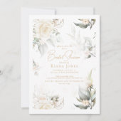 Invitation Pearl Blush Floral Fête des mariées ID989 (Devant)