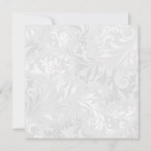 Invitation Pearl Hearts & Roses Damask Wedding (Dos)