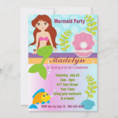 Invitation Pearl Mermaid (Devant)
