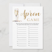 Invitation Pearles d'or et de la Fête des mariées de poursuit (Devant)