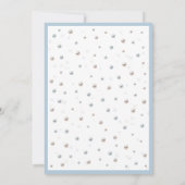 Invitation Pearls and Prosecco Blue Bow Bridal Shower (Dos)