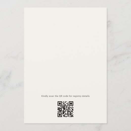 Invitation Pearls and Prosecco QR Code Bridal Shower (Dos)