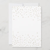 Invitation Pearls et Prosecco élégant brunch nuptiale Douche (Dos)