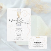 Invitation Pearls, Petals + Prosecco | Pearl Bridal Shower 