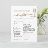 Invitation Pearls & Prosecco Traditions Mariages Jeu de marié (Debout devant)