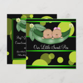 Invitation Peas Dans Un Pod Révélation Africaine Américaine S (Devant / Derrière)