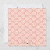 Invitation Peas dans une Pod Girl Twins Baby shower Invitatio (Dos)