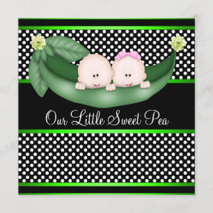 Invitation Peas Dans Une Poitrine Révéler Le Sexe