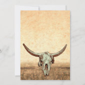 Invitation Peau routique du pays occidental (Dos)