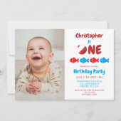 Invitation Pêche 1er anniversaire (Devant)