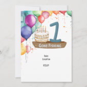 Invitation Pêche 1er anniversaire (Devant)